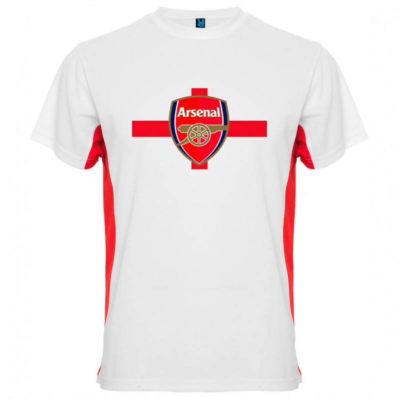 ARSENAL RED COTTON TEE SHIRT SIZE BOYS 7-8 YEARS OFFICIAL MERCHANDISE BRAND NEW 